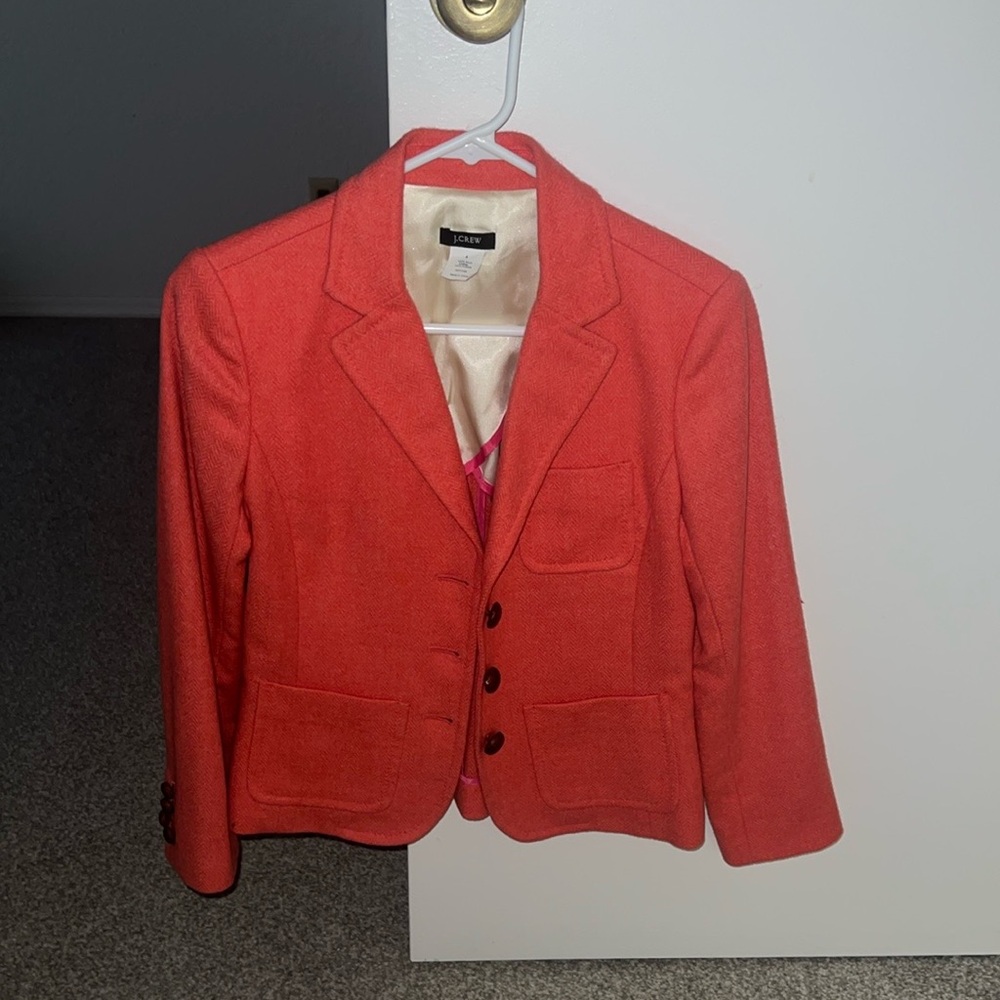 J. Crew Orange Blazer